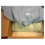 assorted blankets