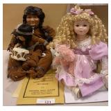 Timeless Indian Collection Dolls & Blonde Doll