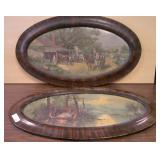 2x Antique Framed Artwork