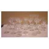 23 Pc Glassware