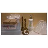 Vintage Lamp, Dishware & More