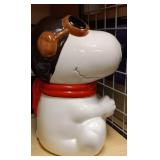 Vintage Snoopy Flying Ace Cookie Jar