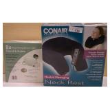 Conair Neck Rest Messager & Magnifying Mirror Ligh