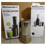 2x Elite Gourmet Slow Juicer & More 2x Elite Gourmet Slow Juicer & More