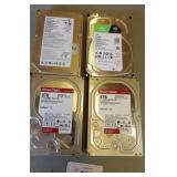 4x Hard Drives 4x Hard Drives