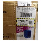 New Work 1-gang Contractor Pack New Work 1-gang Contractor Pack