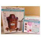 Nostalgia Ice Cream Maker & Cotton Candy Maker Nostalgia Ice Cream Maker & Cotton Candy Maker