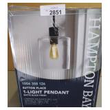 Hampton Bay Sutton Place 1-light Pendant Hampton Bay Sutton Place 1-light Pendant