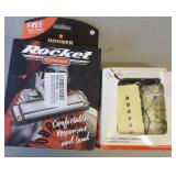 Fender Cobalt Chrome & Hohner Rocket Harmonica Fender Cobalt Chrome & Hohner Rocket Harmonica