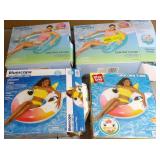 2x Summerwaves Lounger, 2x Unicorn Tubes 2x Summerwaves Lounger, 2x Unicorn Tubes