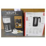 Krups Coffee Maker & Zwilling Electric Kettle Krups Coffee Maker & Zwilling Electric Kettle