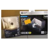 Hampton Bay Wall Sconce & Ce Flood Light Hampton Bay Wall Sconce & Ce Flood Light