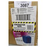 New Work 1-gang Contractor Pack New Work 1-gang Contractor Pack