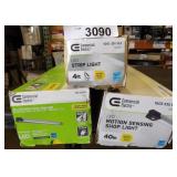 2x Motion Sensing Shop Light & Strip Light 2x Motion Sensing Shop Light & Strip Light