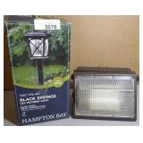Hampton Bay Black Springs Pathway Light & More Hampton Bay Black Springs Pathway Light & More