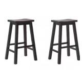 2x Solid Wood Counter Stool 29in 2x Solid Wood Counter Stool 29in