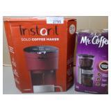 Instant Solo Coffee Maker & Mr. Coffee Grinder Instant Solo Coffee Maker & Mr. Coffee Grinder