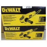 2x Dewalt Small Angle Grinders 2x Dewalt Small Angle Grinders