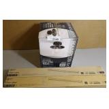 2x Strip Lights & Hampton Bay Memi-flush Mount 2x Strip Lights & Hampton Bay Memi-flush Mount