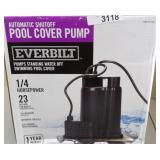 Everbilt Automatic Shutoff Pool Cover Pump 1/4hp Everbilt Automatic Shutoff Pool Cover Pump 1/4hp