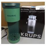 Keurig Maker & Krups Burr Grinder Gvx2 Keurig Maker & Krups Burr Grinder Gvx2