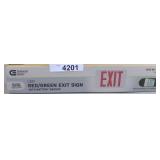Commercial Electric Exit Sign