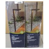 2x Hampton Bay Led Pathway Light