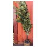 Artifical Ficus Tree In Basket 6ft