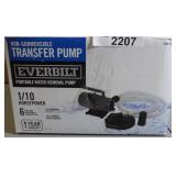 Everbilt Portable Water Removal Pump 1/10hp
