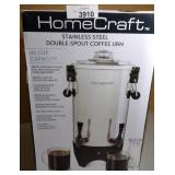 Homecraft Double Spout Coffee Urn 45 Cup