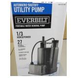Everbilt Portable Water Removal Pump 1/3hp