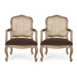 Noble House Dining Armchair Corral Brown Set