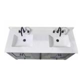 Aosta White Bathroom Vanity Top 75061-ctp-aw