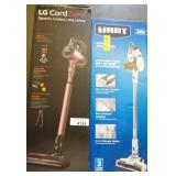 Lg Cord Zero Stick Vacuum & Hart Stick Vacuum