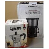 Bialetti Moka Express & Chefman Coffee Maker