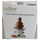 Nutrichef 3-tier Electric Chocolate Fondue Fountan