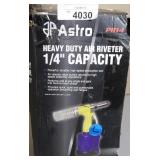 Astro Hd Air Riveter 1/4in Capacity
