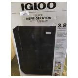 Igloo Refrigerator With Freezer 3.2 Cu. Ft.