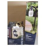 Hampton Bay Wall Lantern & Led Pathway Light