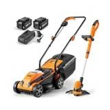 Lawn Master Cordless 13in Lawn Mower & Trimmer