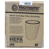 Vacmaster Hepa Cartridge Filter Assembly