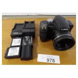 Lumix Panasonic Dmc- Fz28 Camera & Batteries