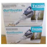 2x Black + Decker Dustbusters