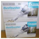 2x Black + Decker Dustbuster