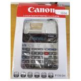 Canon 2 Color Desktop Printing Calculator