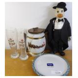 beer glasses, duck & more