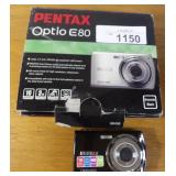 pentax optio e80 camera