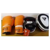 Orange Premier Boxing Glove & Punching Mats