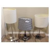 3x Assorted Lamps