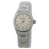 Ladies Rolex Oyster Perpetual 24mm Silver Stainles